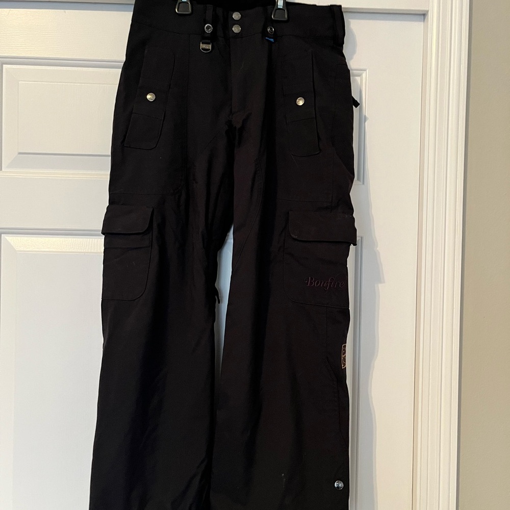 Men's Black Snowboarding Pants